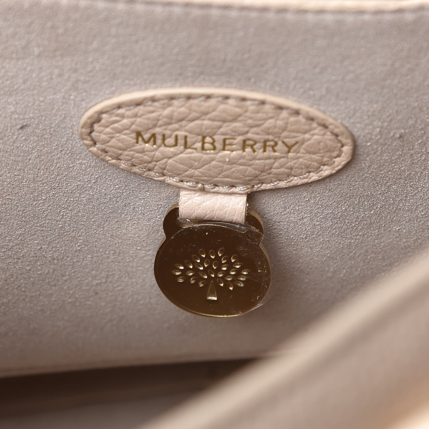 Mulberry Small Classic Grain Bayswater Buttercream 6 of 23