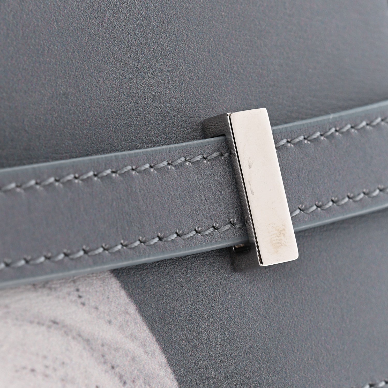 Saint Laurent Calfskin Mapplethorpe Small Manhattan Shopper Tote Grey White Black 12 of 12