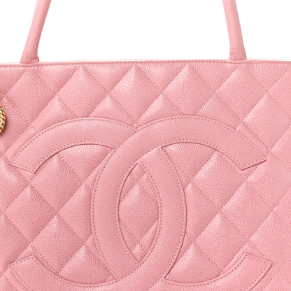 Chanel Caviar Quilted Medallion Tote Light Pink 8 of 10