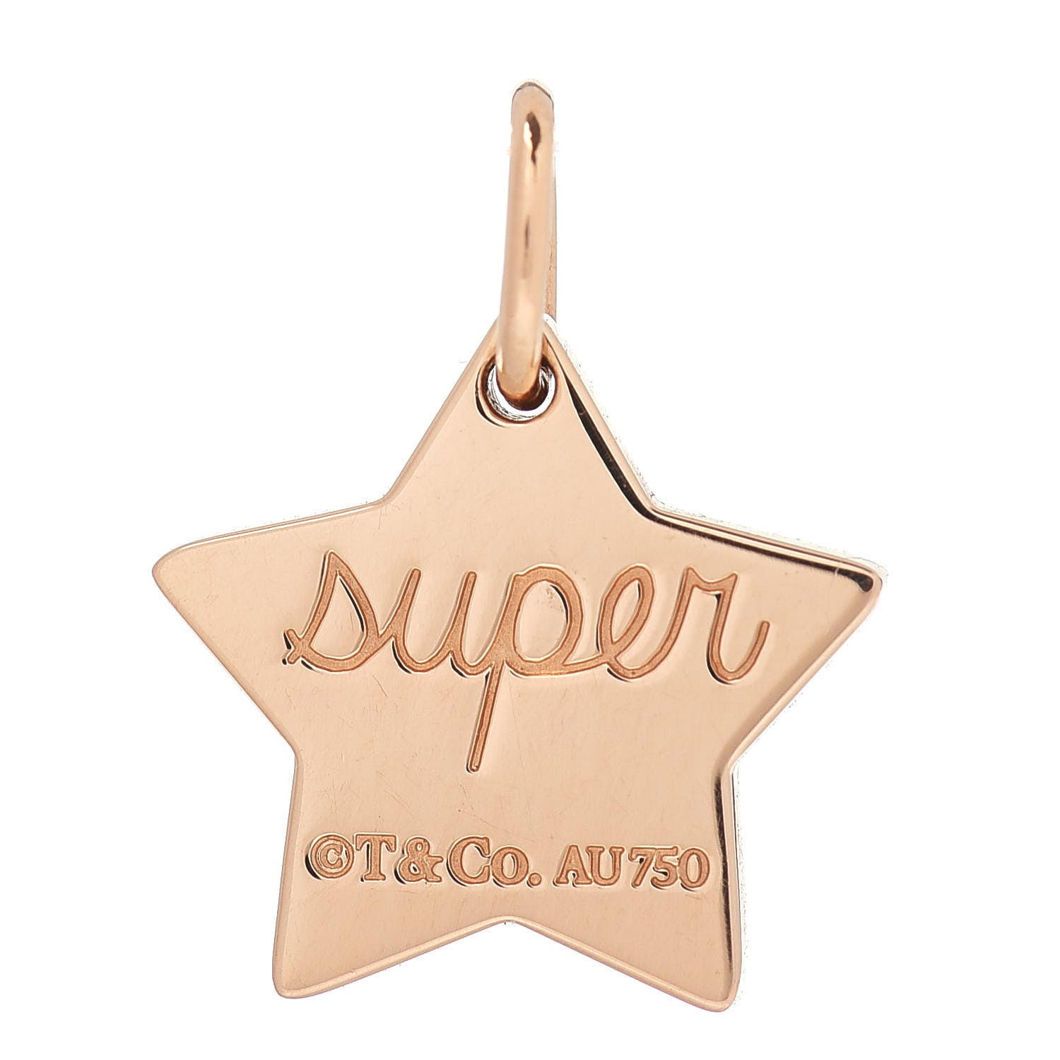 Tiffany 18K Rose Gold Super Star Charm 3 of 3