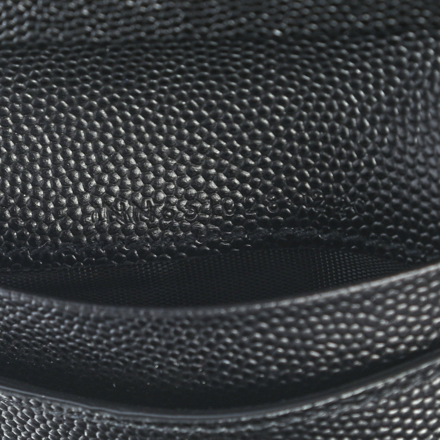 Saint Laurent Grain De Poudre Mixed Matelasse Triquilt Monogram Compact Tri Fold Wallet Black 7 of 7