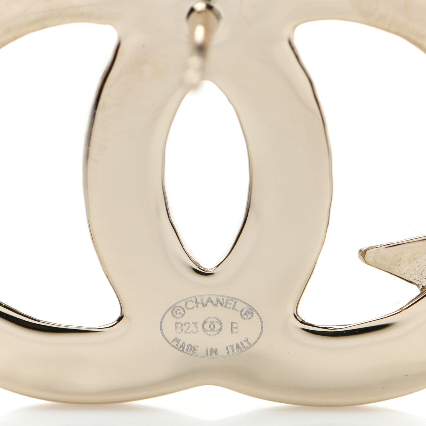 Crystal CC Star Earrings Gold