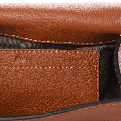 Chloe Calfskin Mini Marcie Round Crossbody Bag Tan 6 of 8