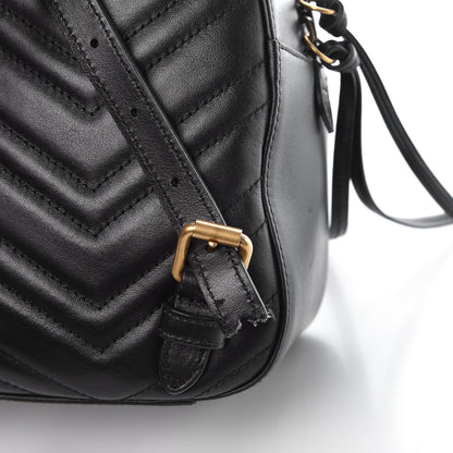 Gucci Calfskin Matelasse GG Marmont Backpack Black 9 of 9