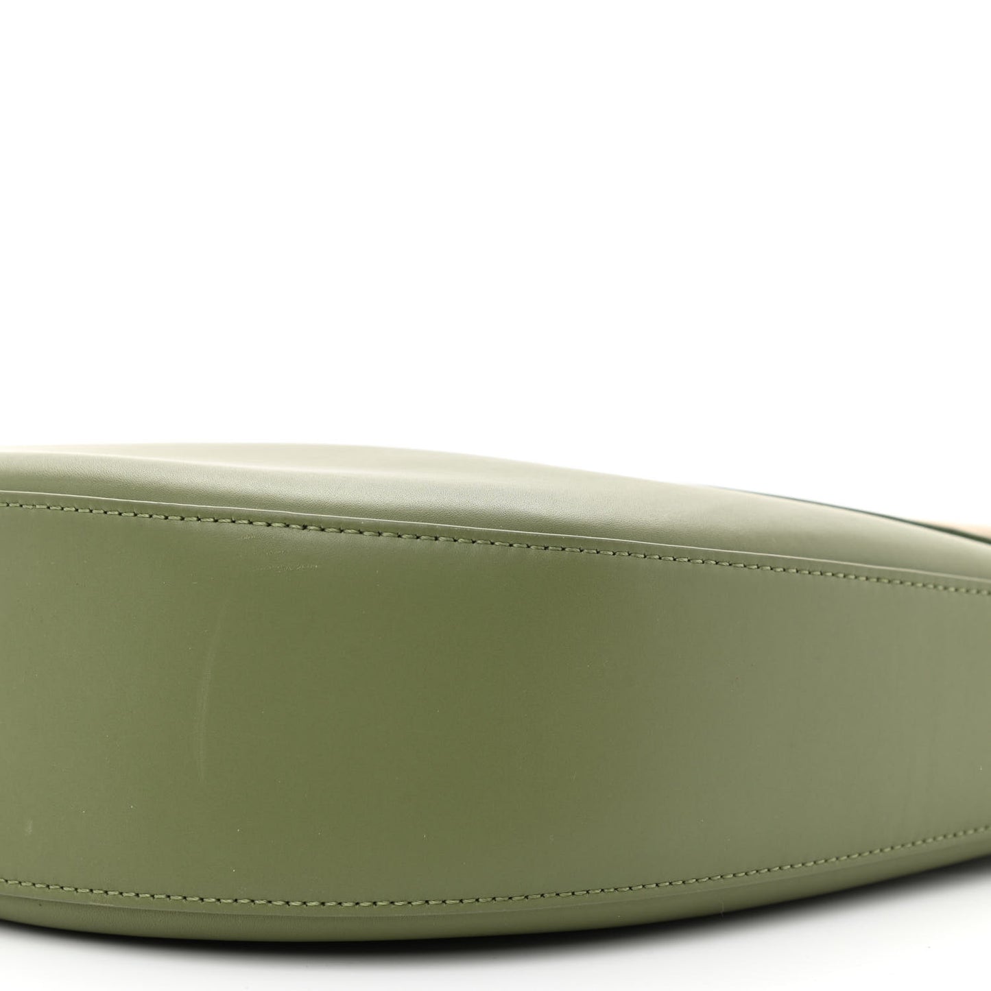 Satin Calfskin Jacquard Luna Bag Avocado Green