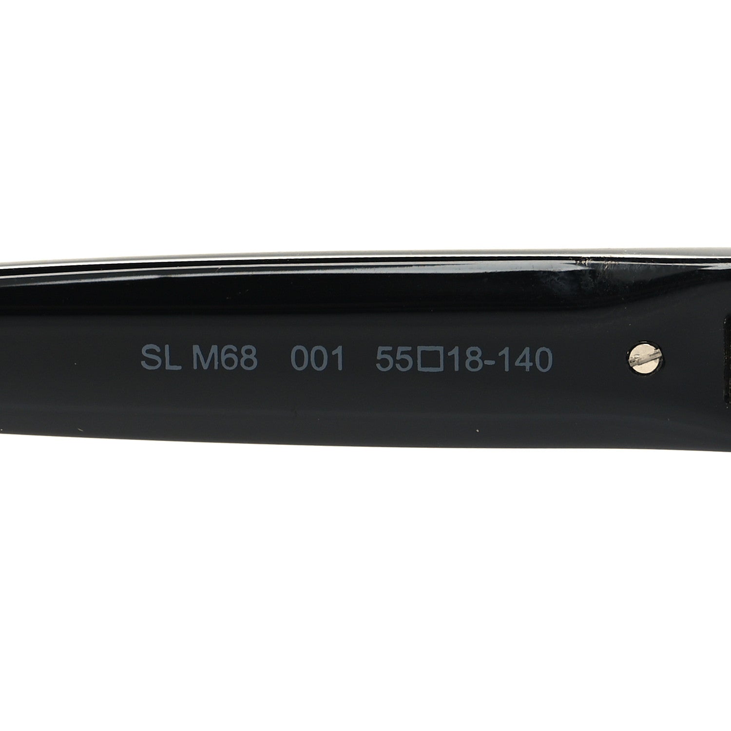 Saint Laurent Acetate Square Sunglasses SL M68 Black 7 of 8