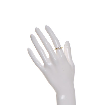 David Yurman 18K Yellow Gold Diamond Station Cable Ring 49 5 2 of 5