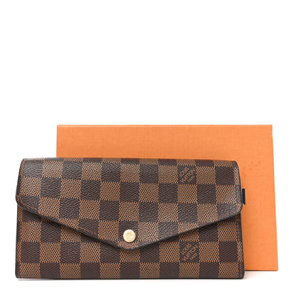 Louis Vuitton Damier Ebene Sarah Wallet NM 7 of 7