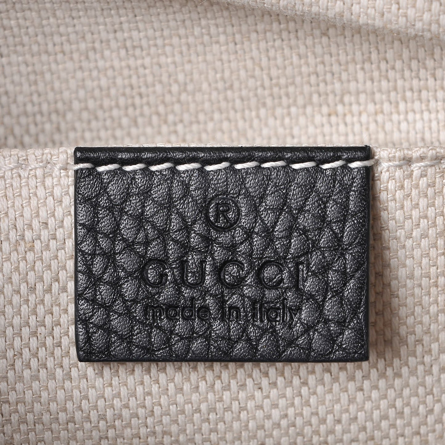 Pebbled Calfskin Small Soho Disco Bag Black