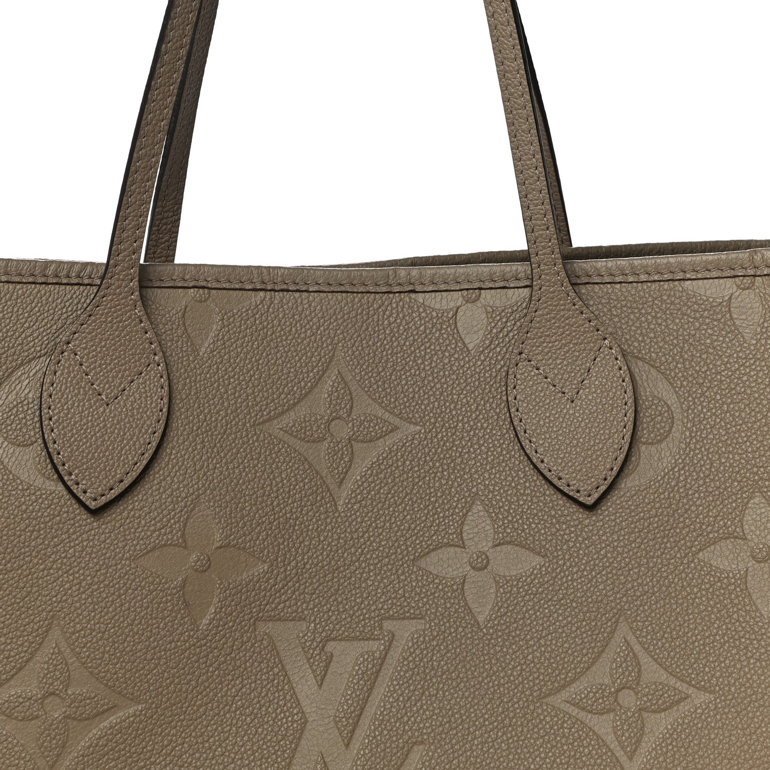 Louis Vuitton Empreinte Monogram Giant Neverfull MM Tourterelle 7 of 9