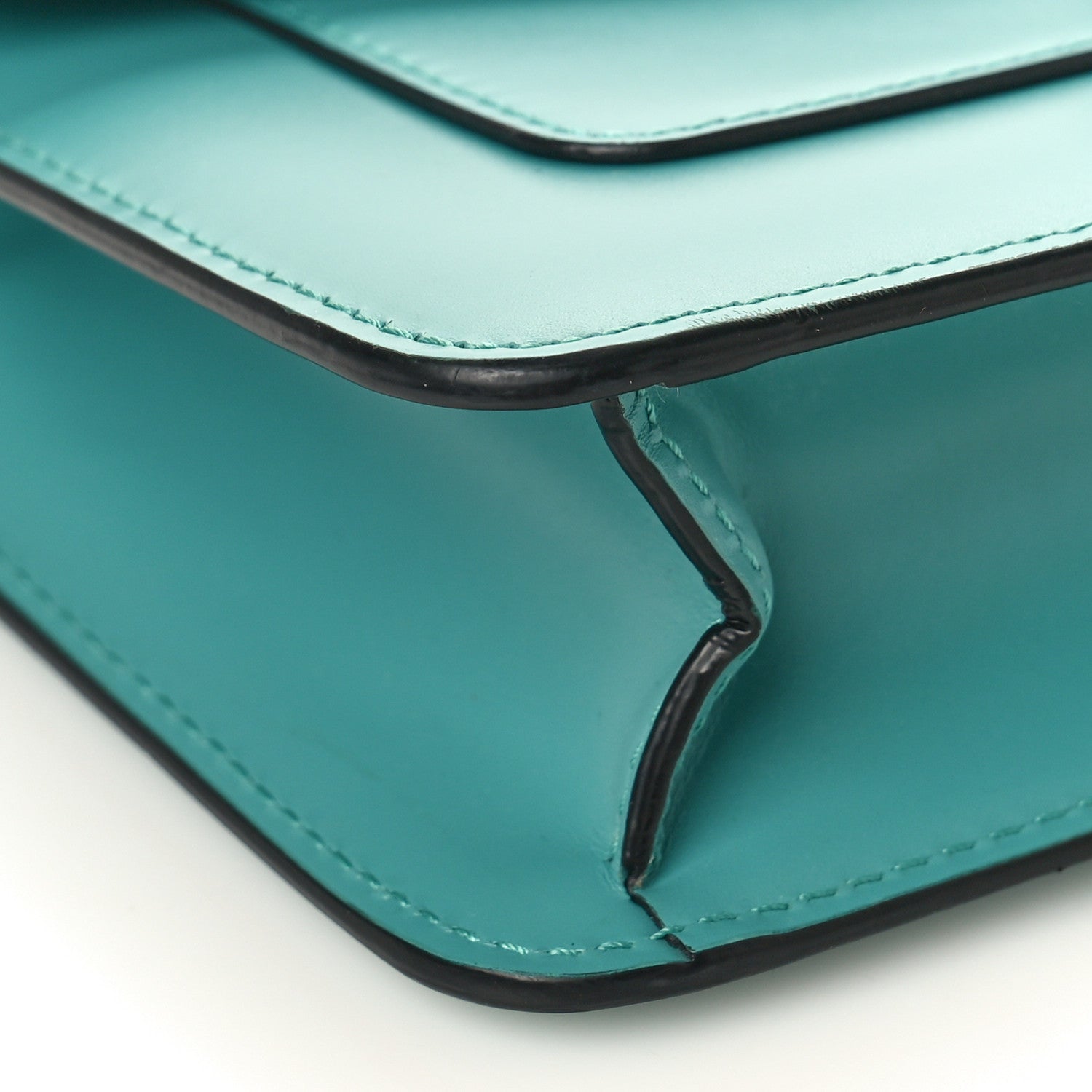 Bulgari Calfskin Serpenti Forever Shoulder Bag Emerald Green 9 of 10
