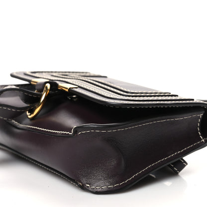 Chloe Shiny Calfskin Marcie Convertible Belt Bag Black Raisin 10 of 10