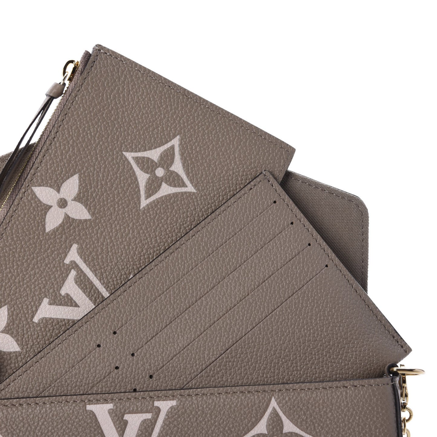 Empreinte Monogram Giant Felicie Pochette Tourterelle Creme