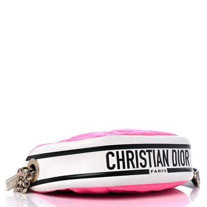 Christian Dior Lambskin Cannage Small Dior Vibe Hobo Bag Pink 4 of 9