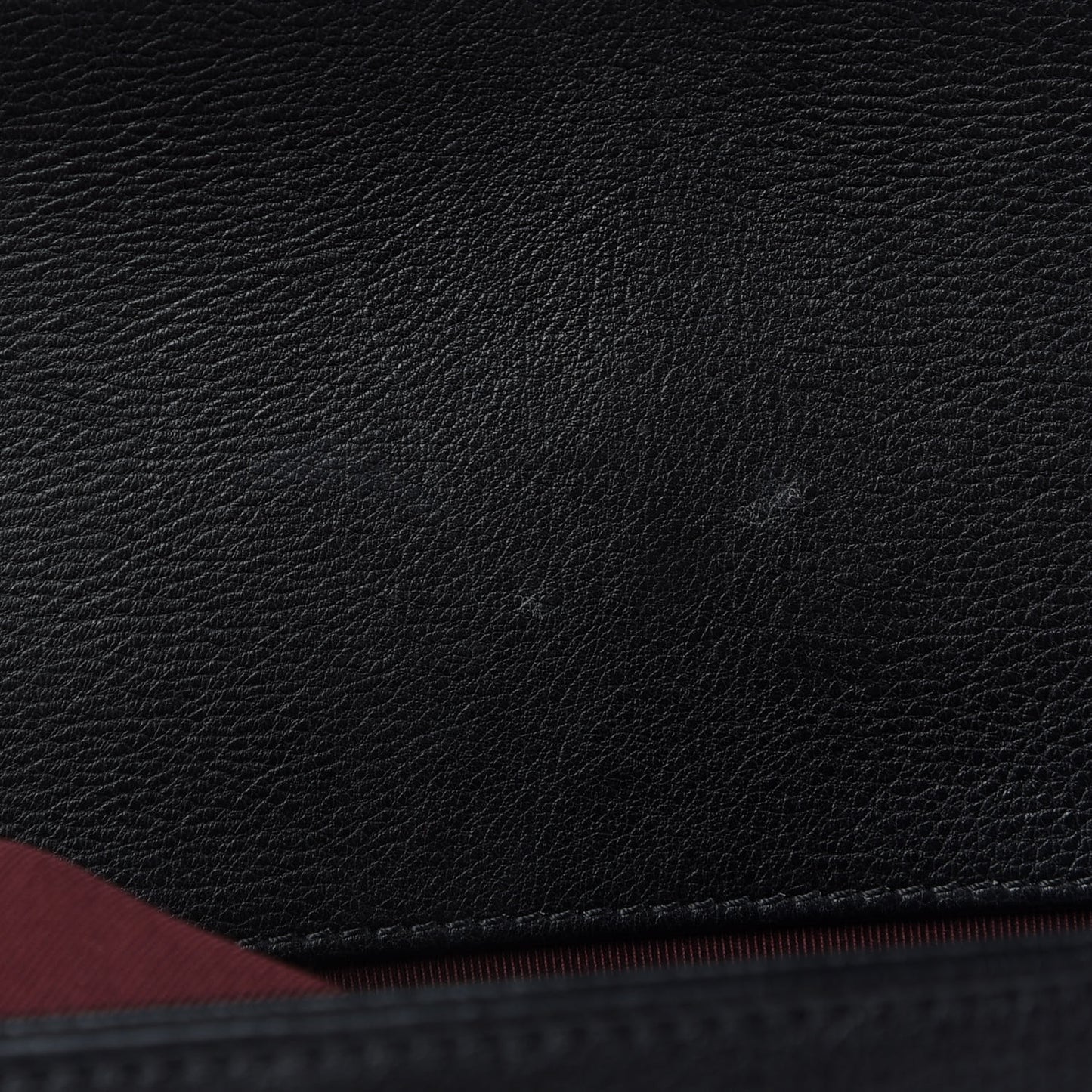 Calfskin Double Stitch Medium Boy Flap Black