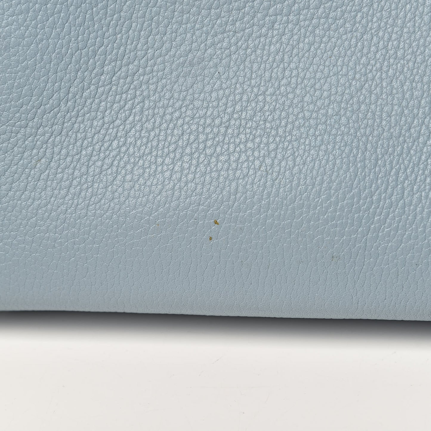 Grained Calfskin Medium Milla Tote Sky Blue