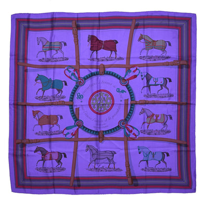 Hermes Silk Dip Dye Couvertures Et Tenues de Jour Scarf 90 1 of 5