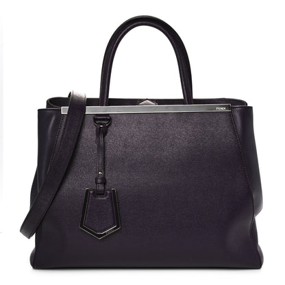 Fendi Vitello Elite Regular 2Jours Tote Ametista 1 of 13