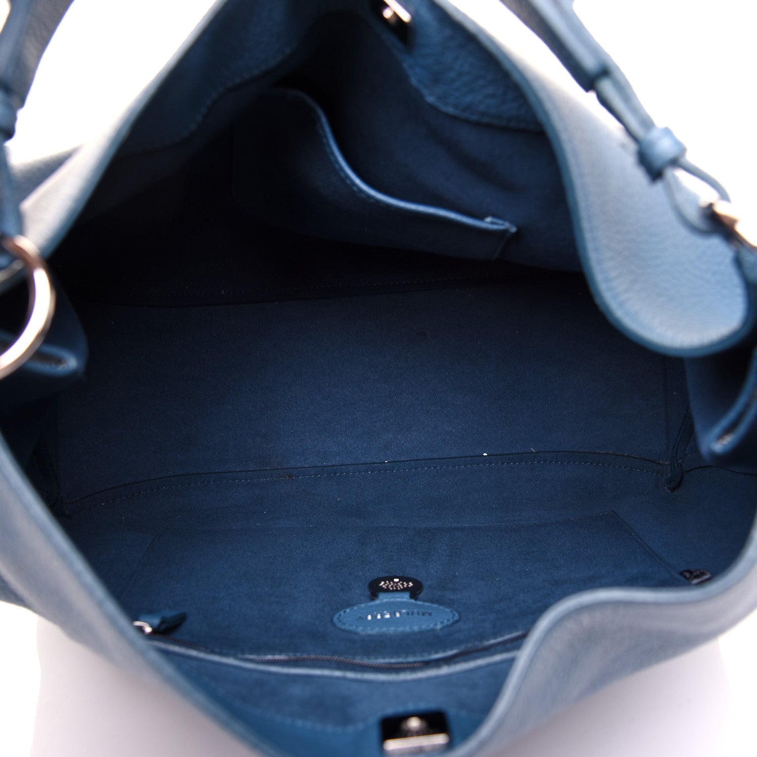 Mulberry Goat Printed Calfskin Freya Hobo Steel Blue 5 of 12