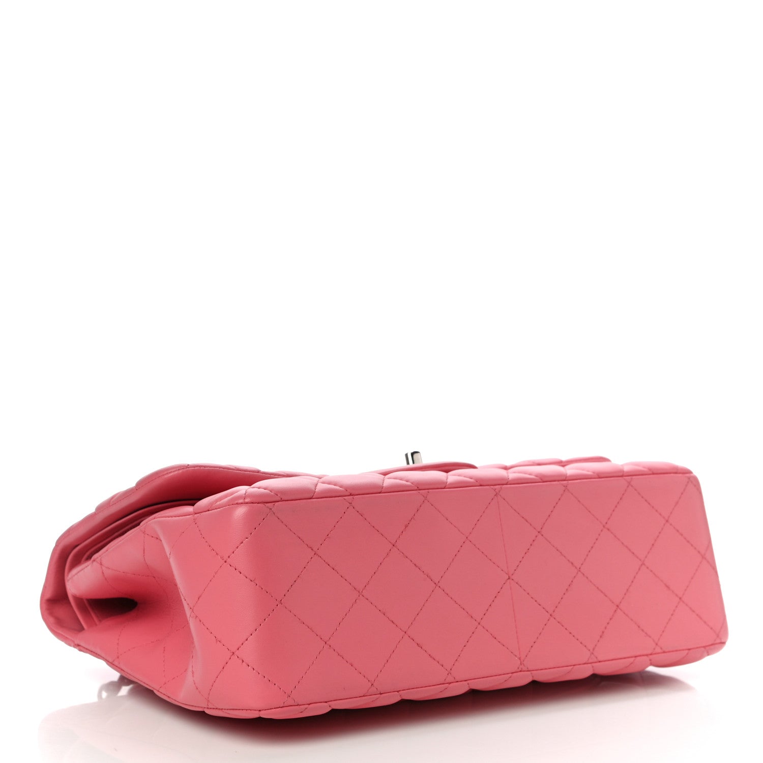 Chanel Lambskin Quilted Jumbo Double Flap Pink 4 of 12