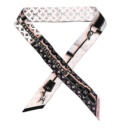 Louis Vuitton Silk Monogram Rising Confidential BB Bandeau Black Rose 1 of 5