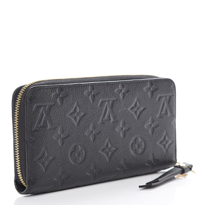 Louis Vuitton Empreinte Zippy Wallet Black 3 of 9