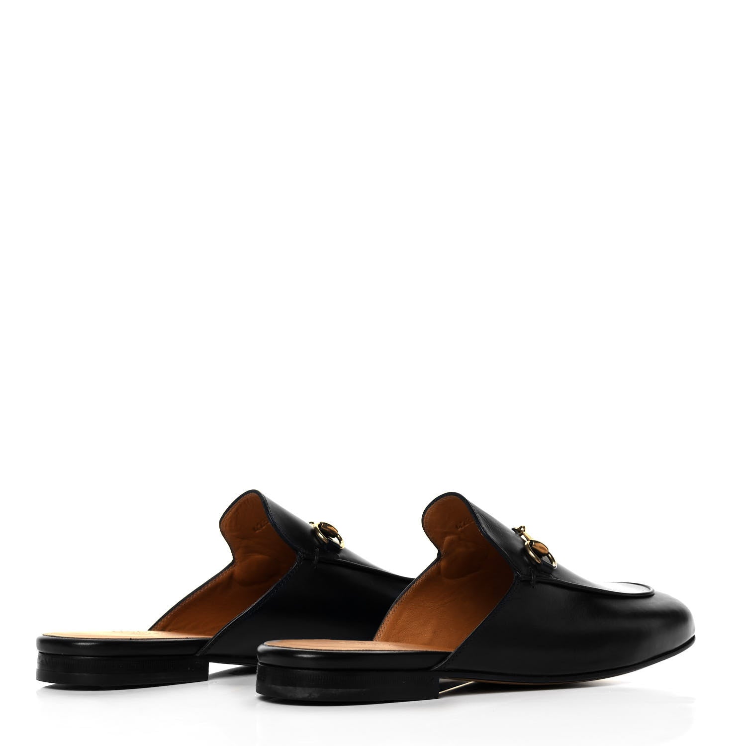Gucci Calfskin Womens Princetown Slippers 39 Black 4 of 7