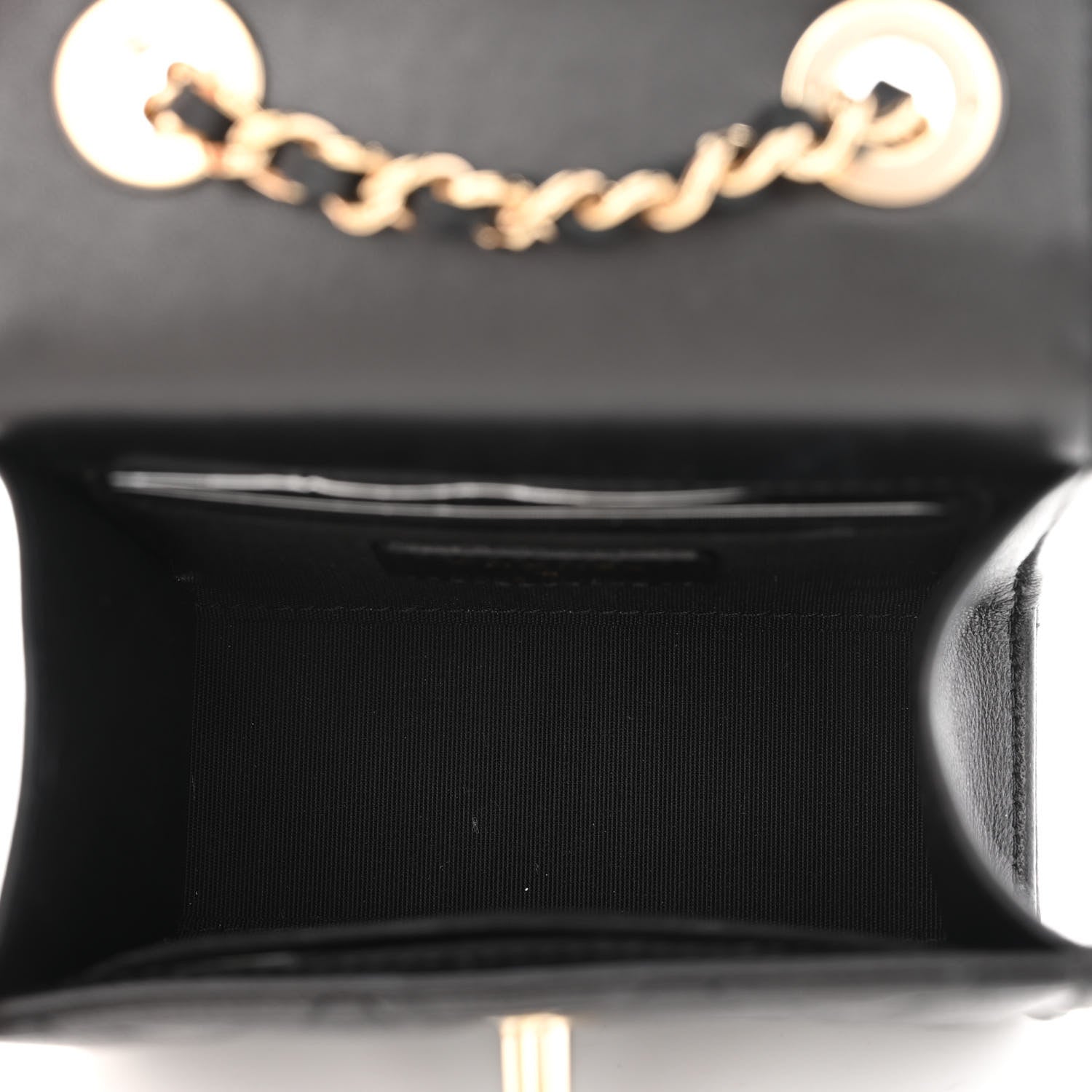 Chanel Lambskin Quilted Mini Trendy CC Chain Wallet Black 4 of 11