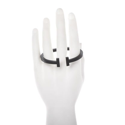 Tiffany Black-Coated Stainless Steel T Square Bracelet 3 of 5