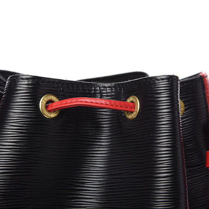 Louis Vuitton Epi Bi-Color Noe Castillan Red Black 9 of 15