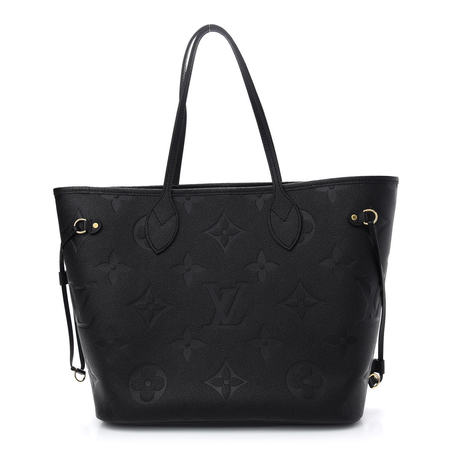 Louis Vuitton Empreinte Monogram Giant Neverfull MM Black 1 of 8