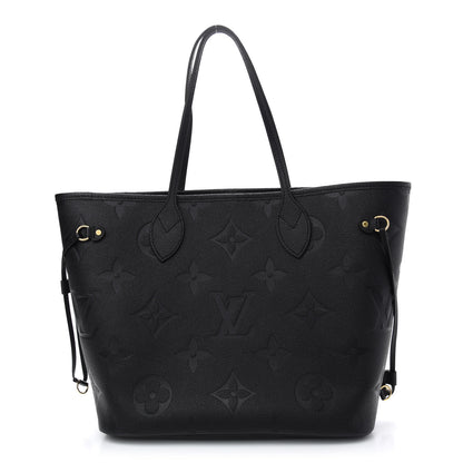 Louis Vuitton Empreinte Monogram Giant Neverfull MM Black 1 of 8