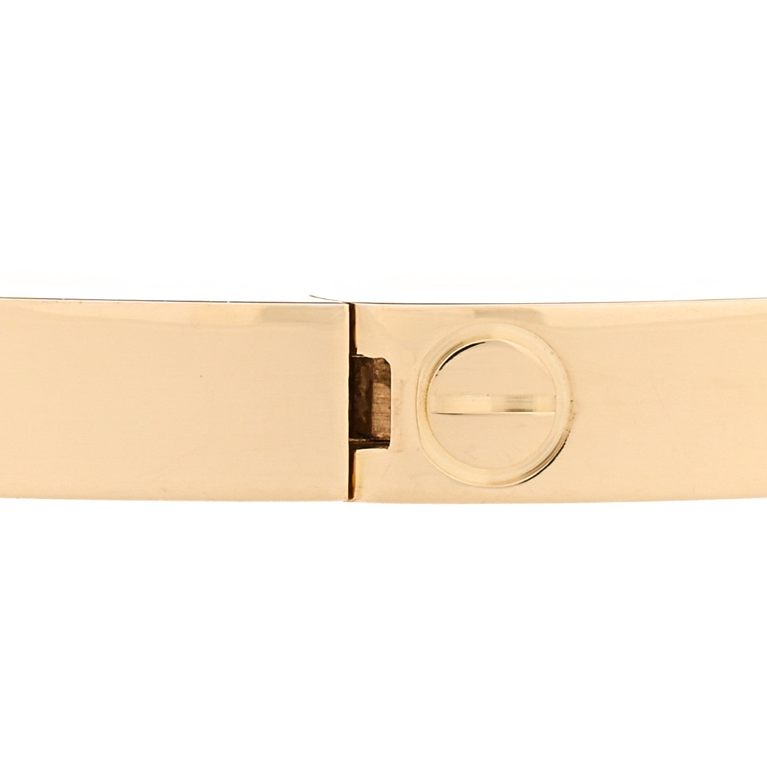Cartier 18K Yellow Gold Small LOVE Bracelet 17 5 of 8