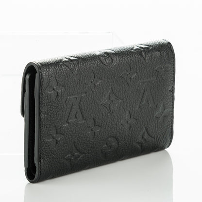 Louis Vuitton Empreinte Compact Curieuse Wallet Black 3 of 8