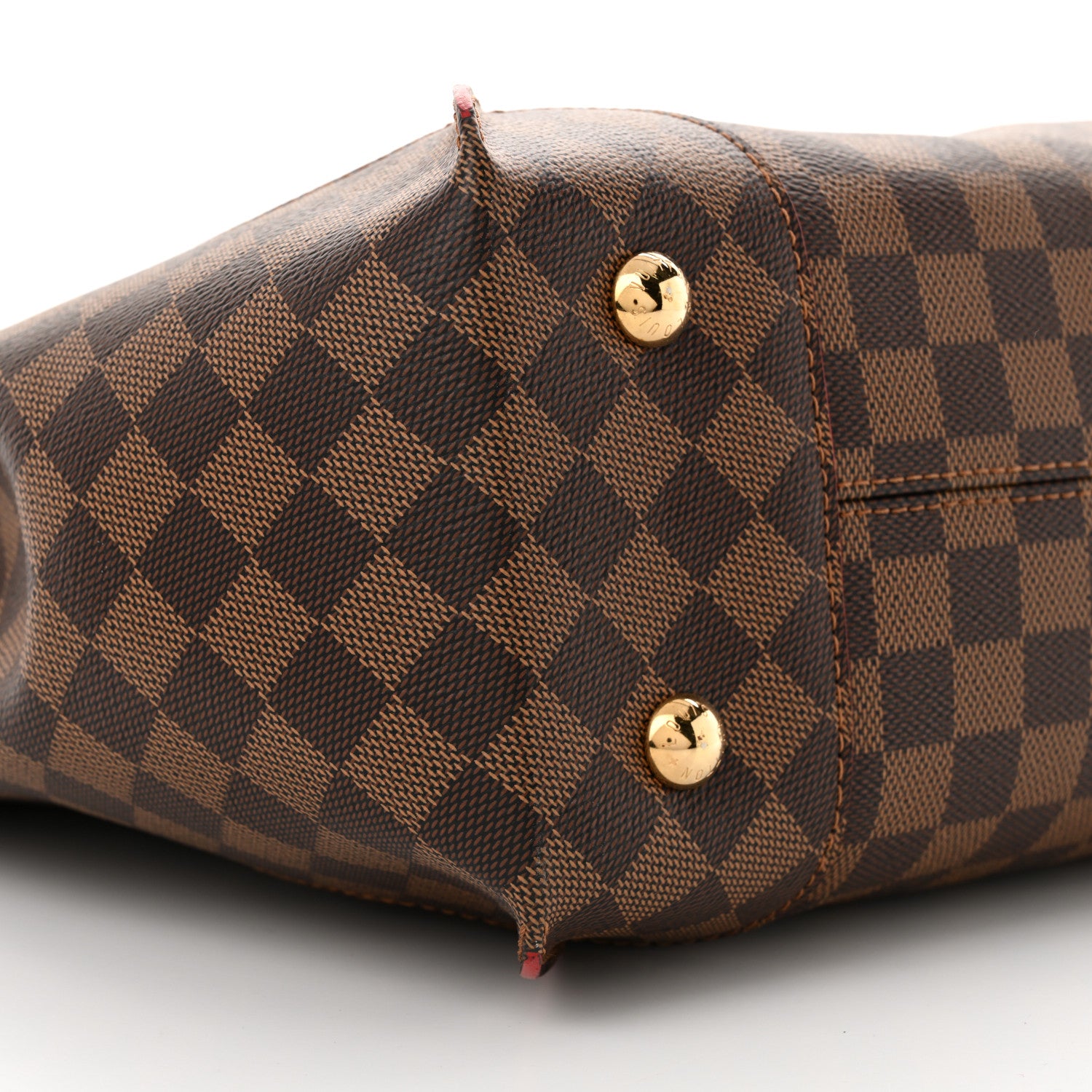 Louis Vuitton Damier Ebene Caissa Hobo Cherry 8 of 9