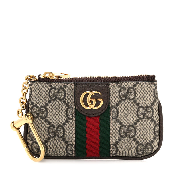 【GUCCI】オフディア キーケース【最終値下】 Gucci GG Supreme Monogram Web Ophidia Key Case Beige New Acero