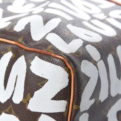 Louis Vuitton Graffiti Keepall 50 Silver 11 of 28