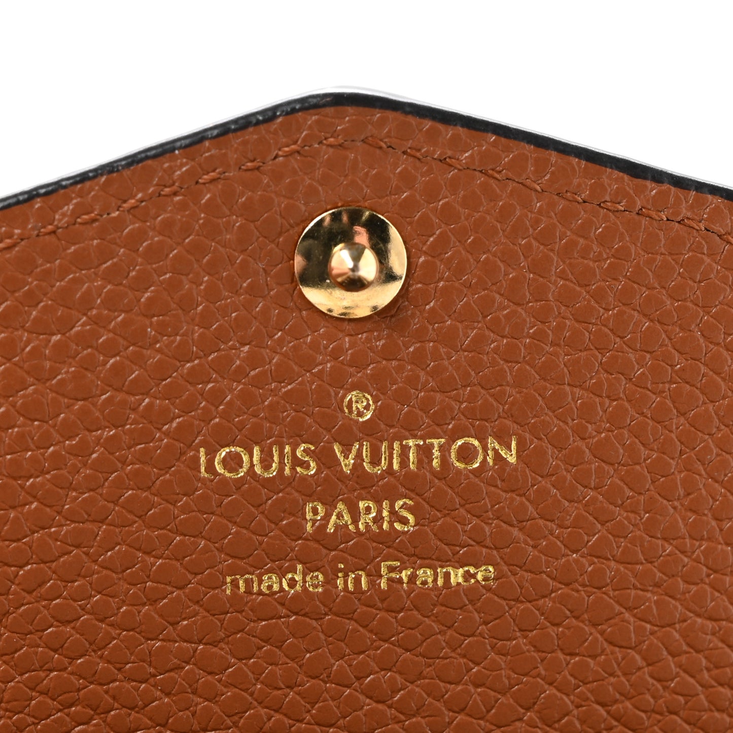 Empreinte Monogram Giant Wild At Heart Key Pouch Caramel