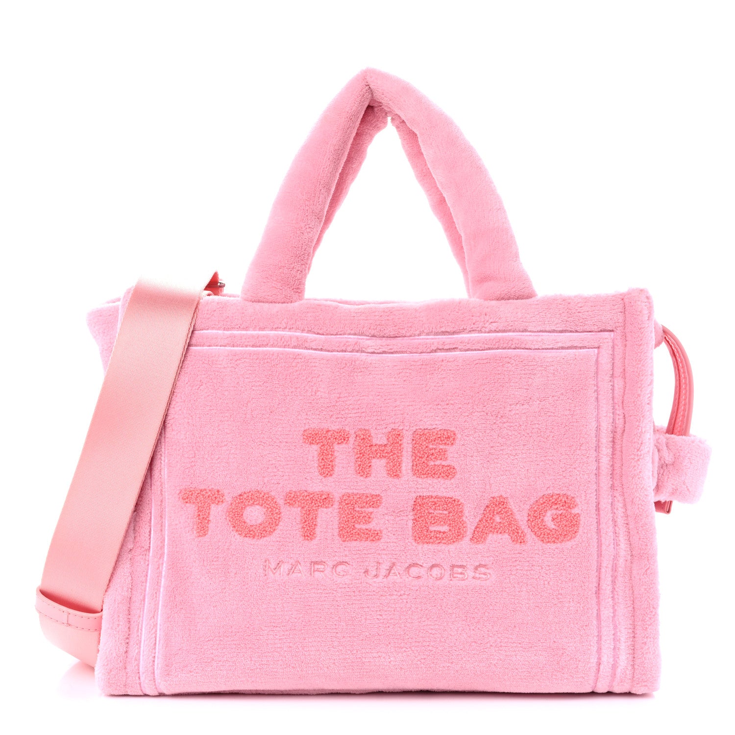 Marc Jacobs Polyester Medium Terry Tote Bag Light Pink 1 of 10