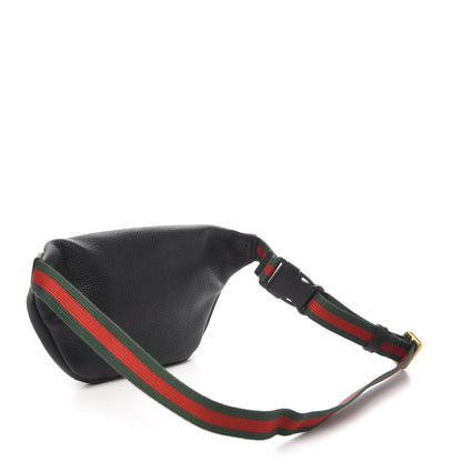 Gucci Grained Calfskin Small Logo Belt Bag Black 2 of 9