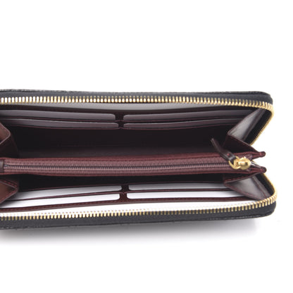 Chanel Caviar Quilted Large Gusset Zip Around Wallet Black 5 of 9
