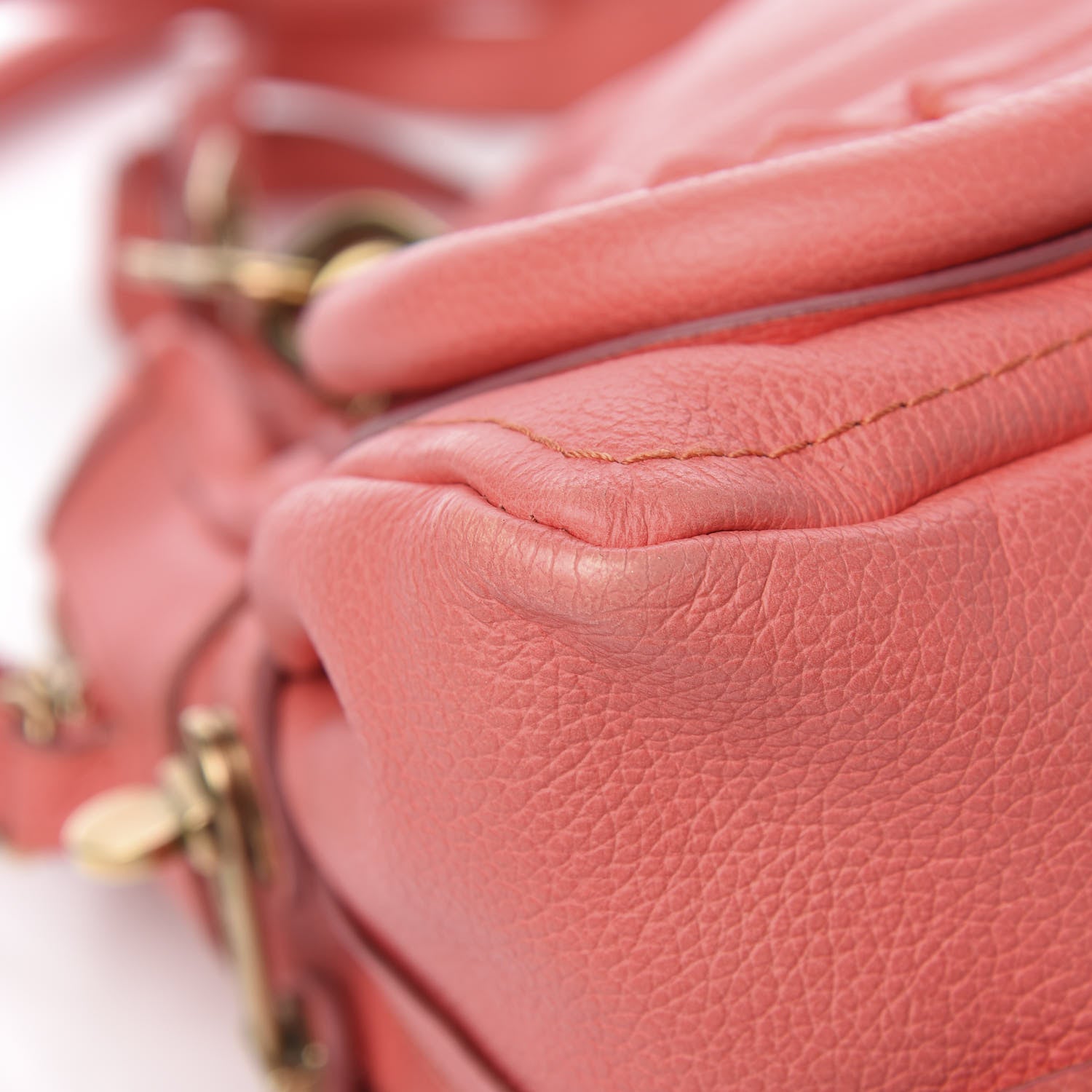 Chloe Calfskin Large Paraty Coral 9 of 16