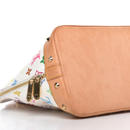 Louis Vuitton Monogram Multicolor Alma White 6 of 9