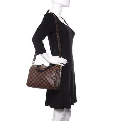 Louis Vuitton Damier Ebene Speedy Bandouliere 25 2 of 11