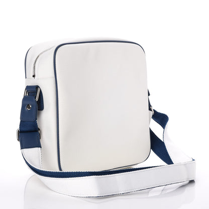 Chanel Nylon Rubber Messenger White Blue 3 of 8