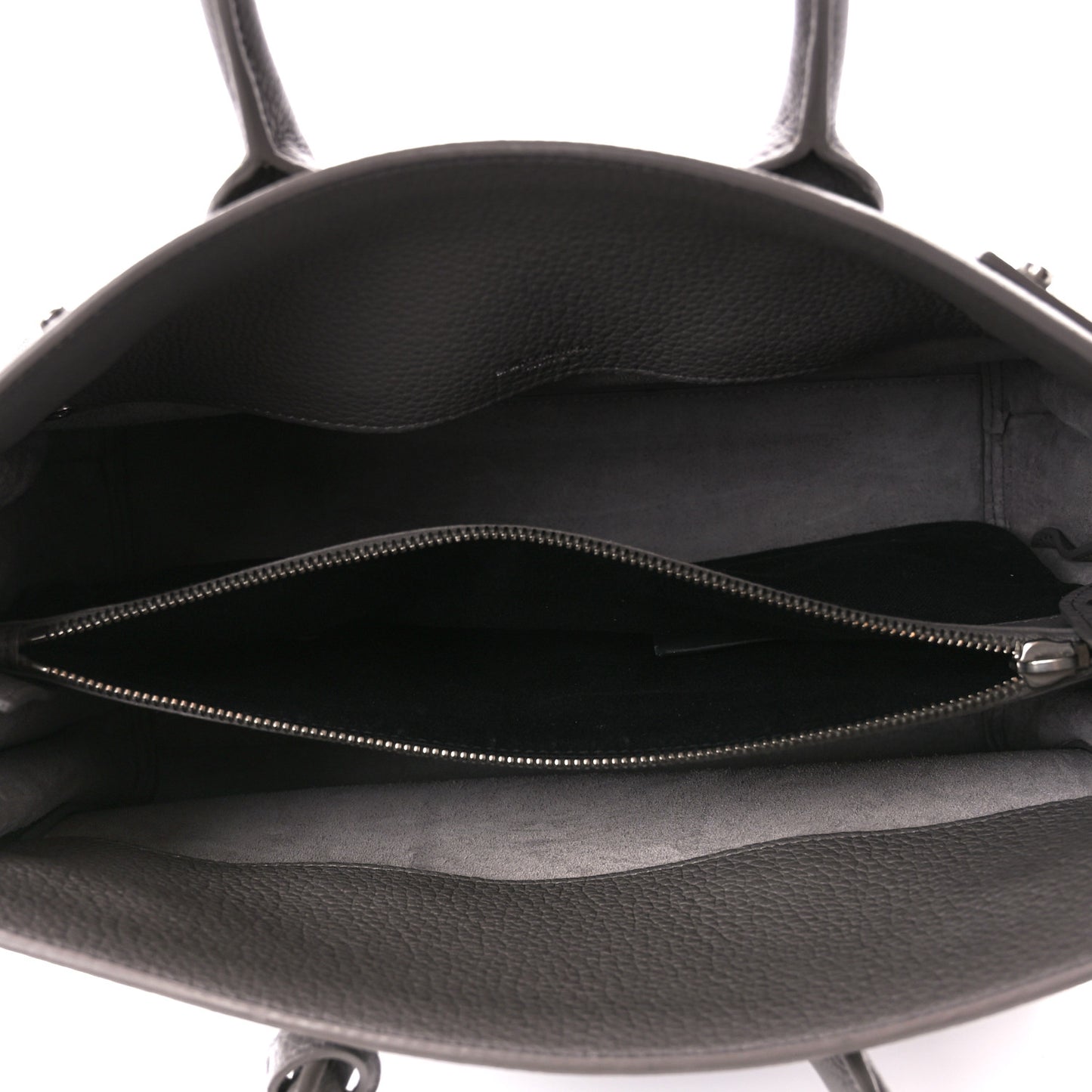 Grained Calfskin Small Supple Sac De Jour Earth