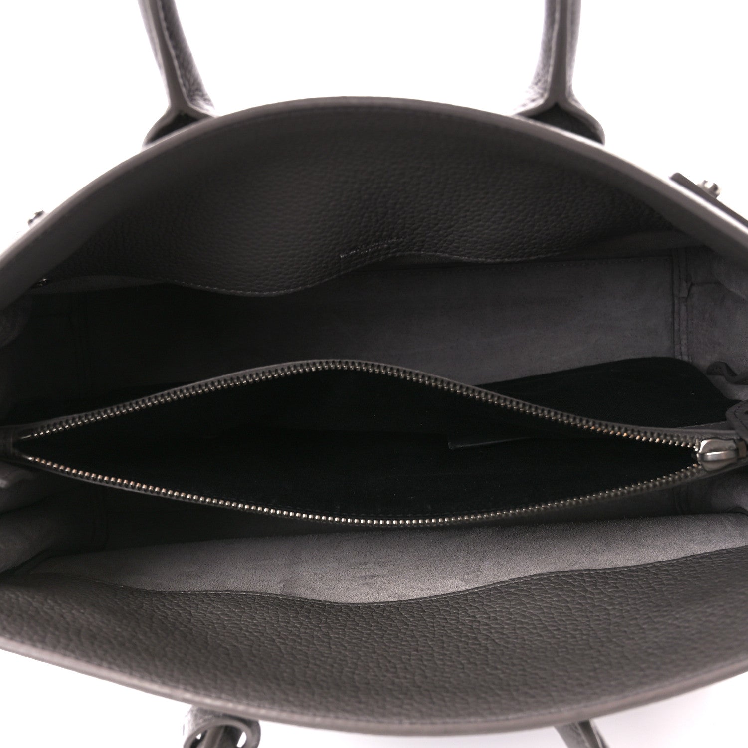 Saint Laurent Grained Calfskin Small Supple Sac De Jour Earth 5 of 12