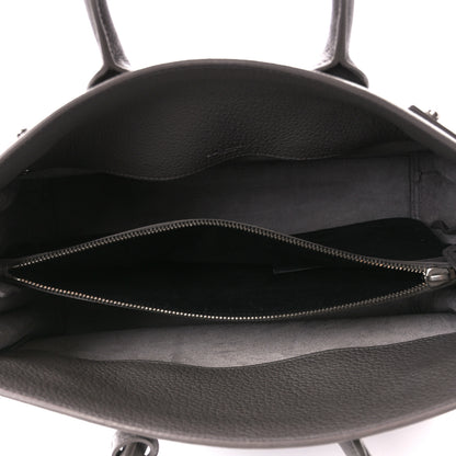 Saint Laurent Grained Calfskin Small Supple Sac De Jour Earth 5 of 12
