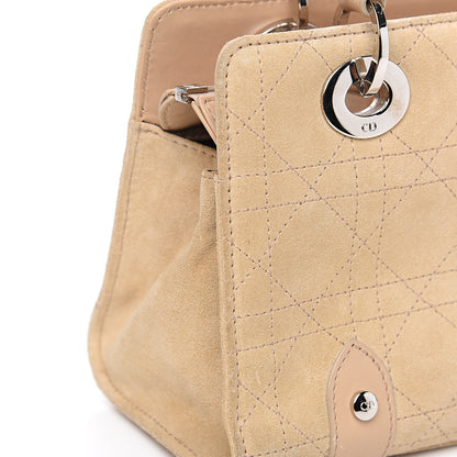 Christian Dior Suede Cannage Stitched East West Lady Dior Beige 13 of 15