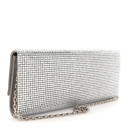 Judith Leiber Swarovski Crystal Ritz Fizz Clutch Champagne Silver 3 of 14